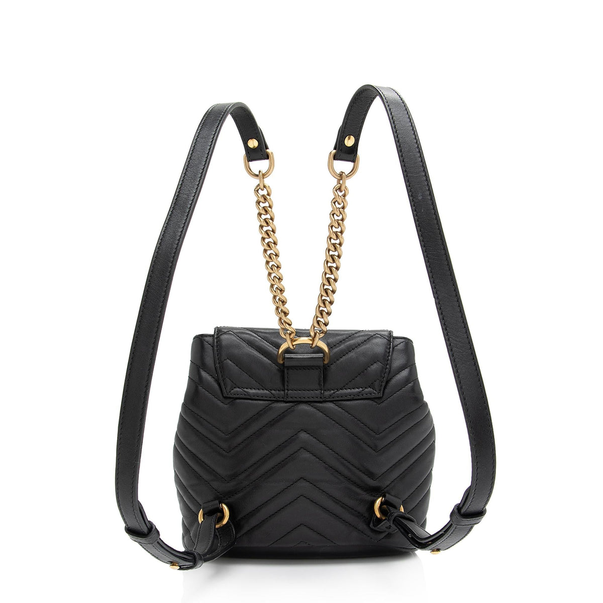 Gucci Matelasse Leather GG Marmont Mini Backpack (SHF-WqOeC5)
