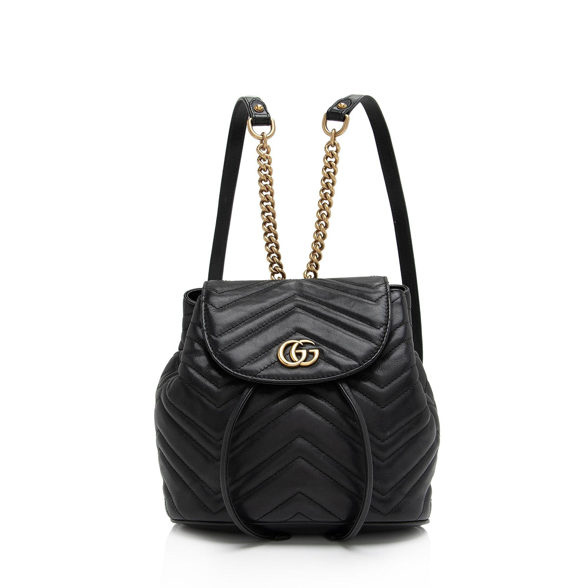 Gucci Matelasse Leather GG Marmont Mini Backpack (SHF-WqOeC5)