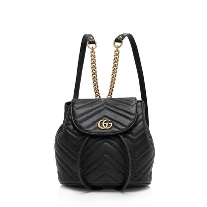 Gucci Matelasse Leather GG Marmont Mini Backpack (SHF-WqOeC5)