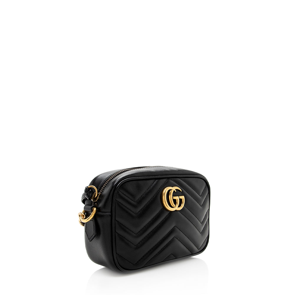 Gucci Matelasse Leather GG Marmont Mini Bag (SHF-19244)