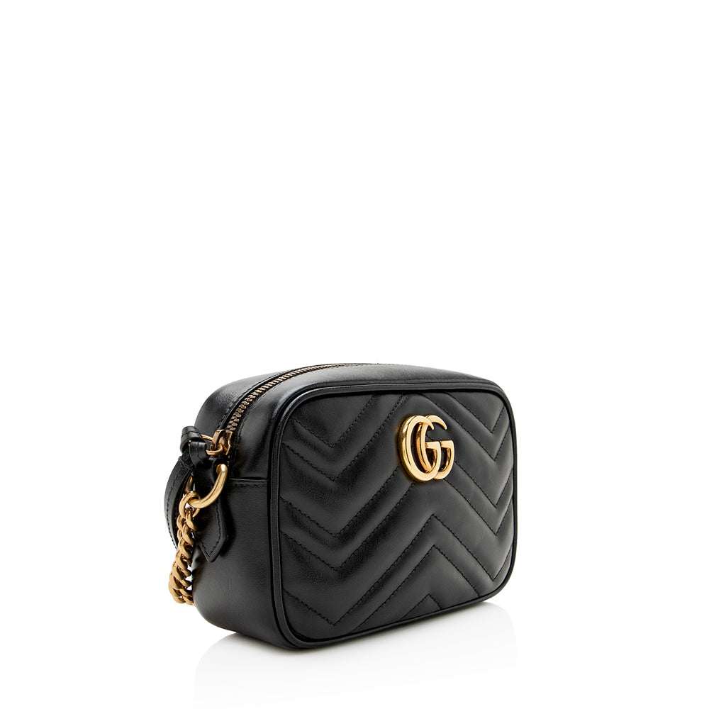 Gucci Matelasse Leather GG Marmont Mini Bag (SHF-21623)