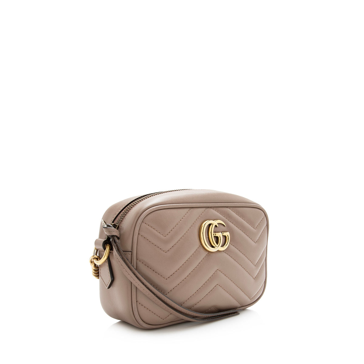 Gucci Matelasse Leather GG Marmont Mini Bag (SHF-22400)
