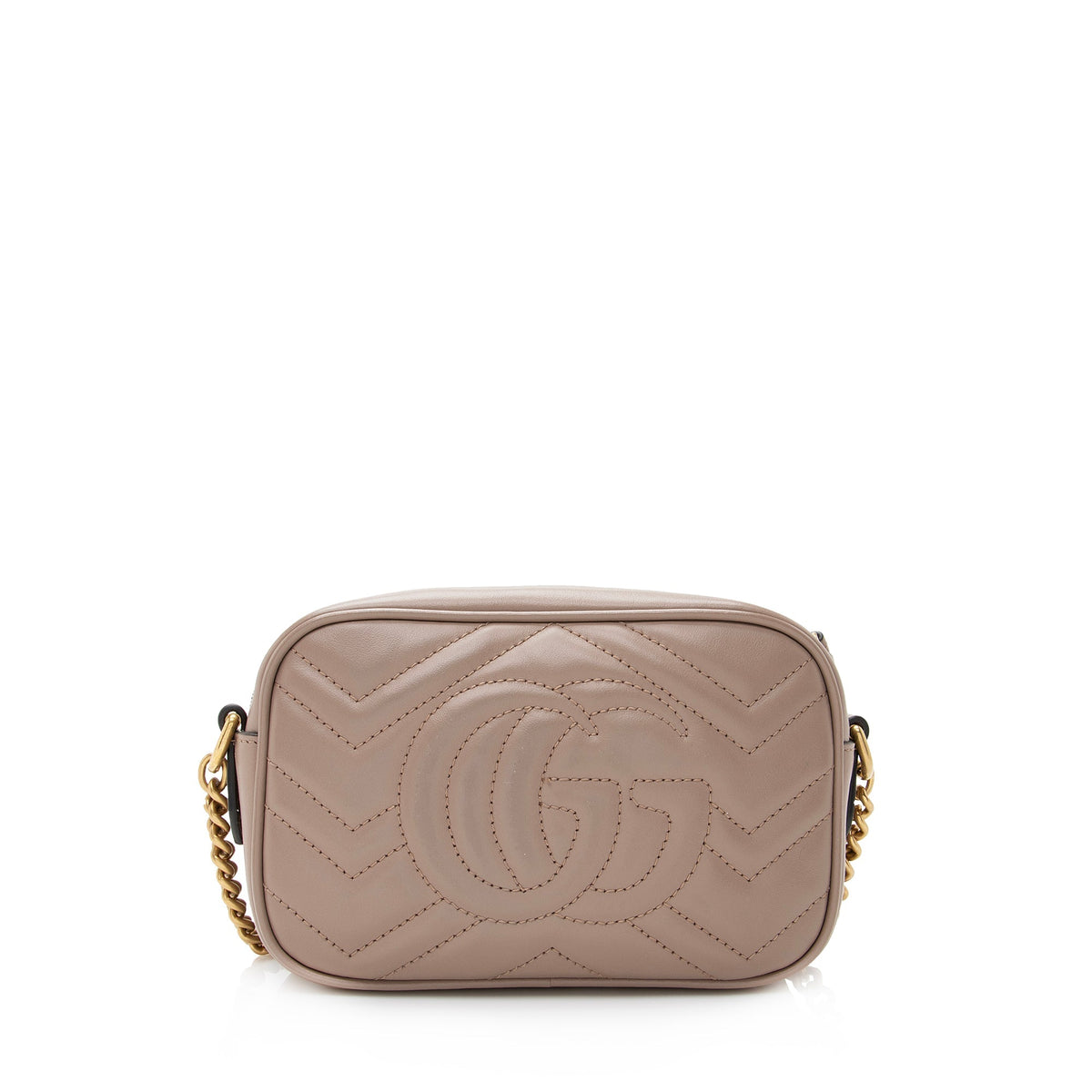 Gucci Matelasse Leather GG Marmont Mini Bag (SHF-22838)