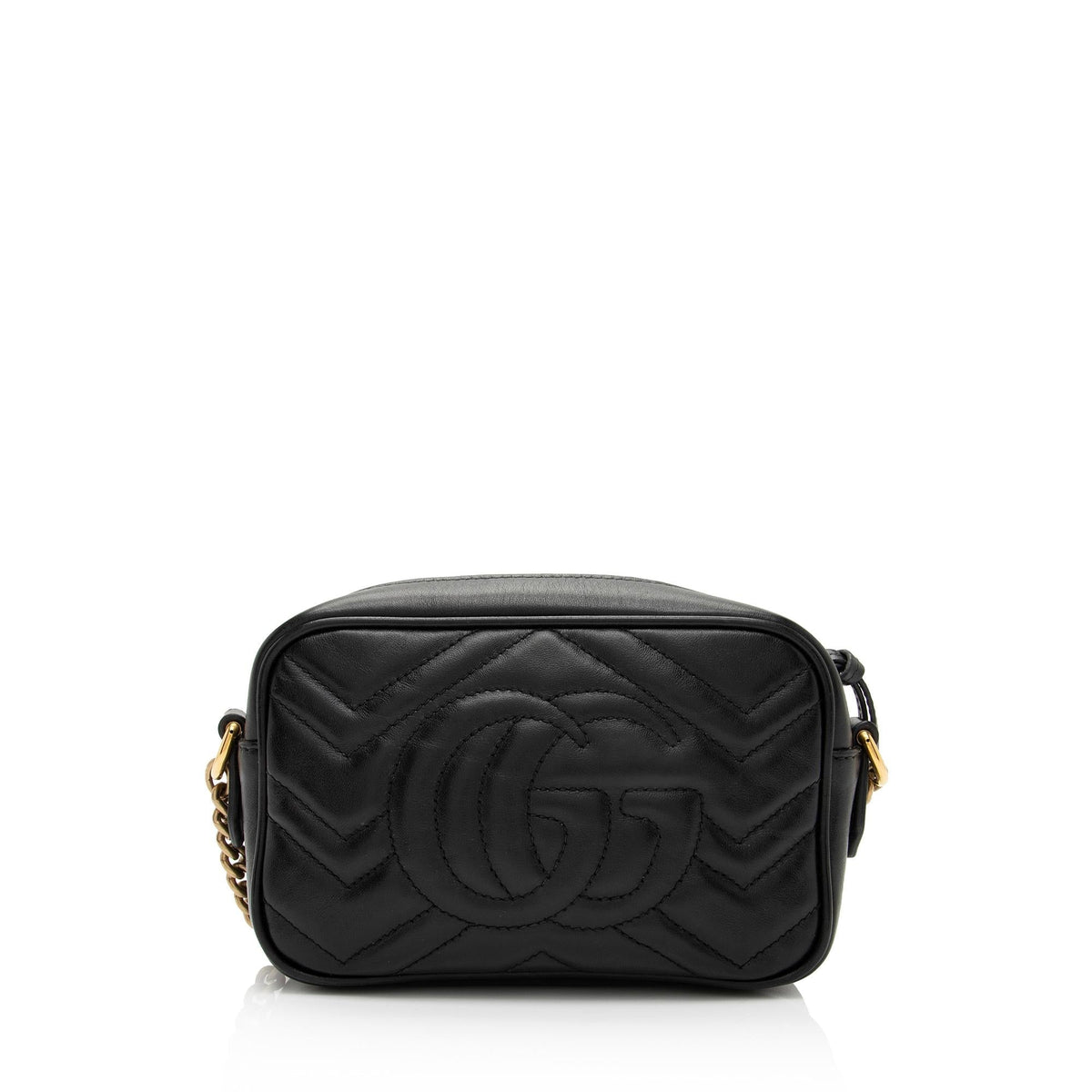 Gucci Matelasse Leather GG Marmont Mini Bag (SHF-jGNX76)