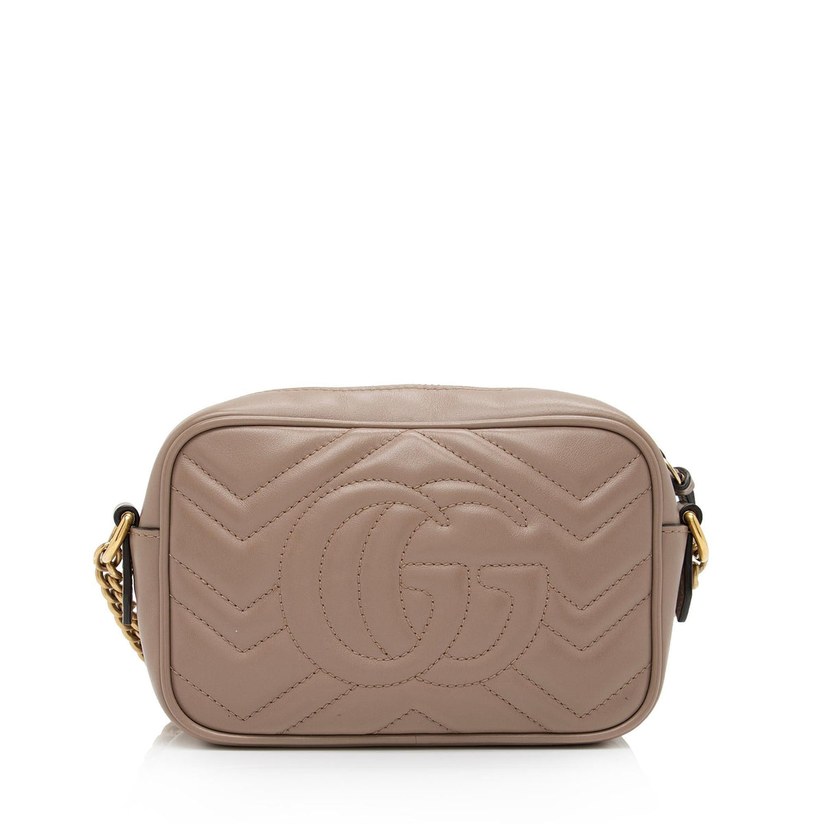 Gucci Matelasse Leather GG Marmont Mini Bag (SHF-W8HmMA)