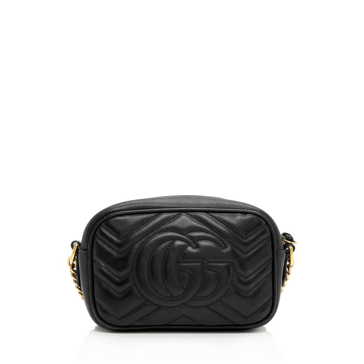 Gucci Matelasse Leather GG Marmont Mini Bag (SHF-MVP7lQ)