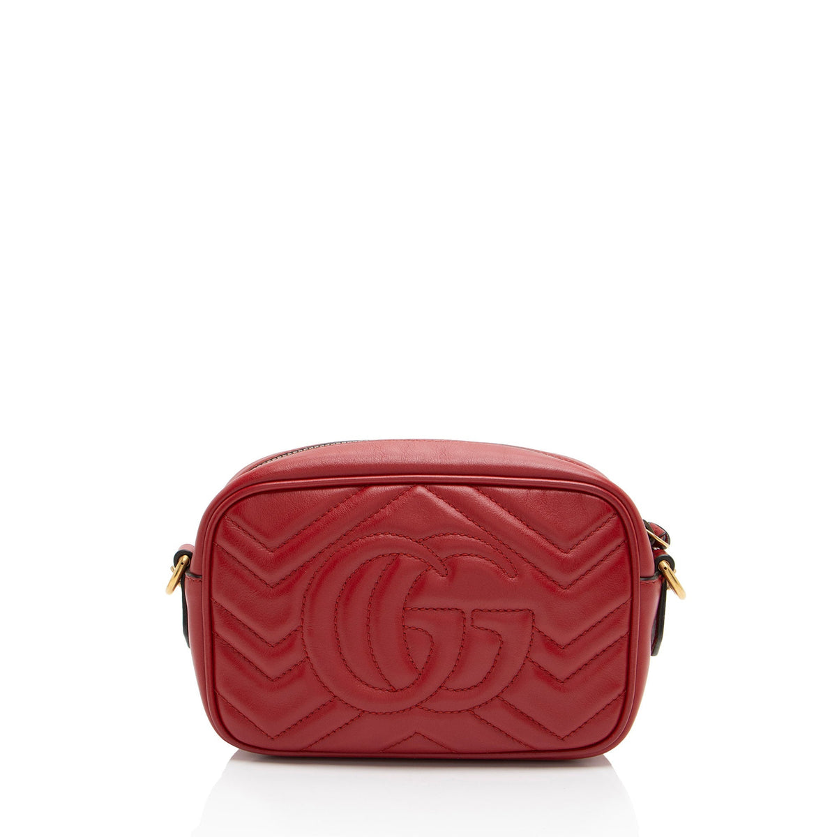 Gucci Matelasse Leather GG Marmont Mini Camera Bag