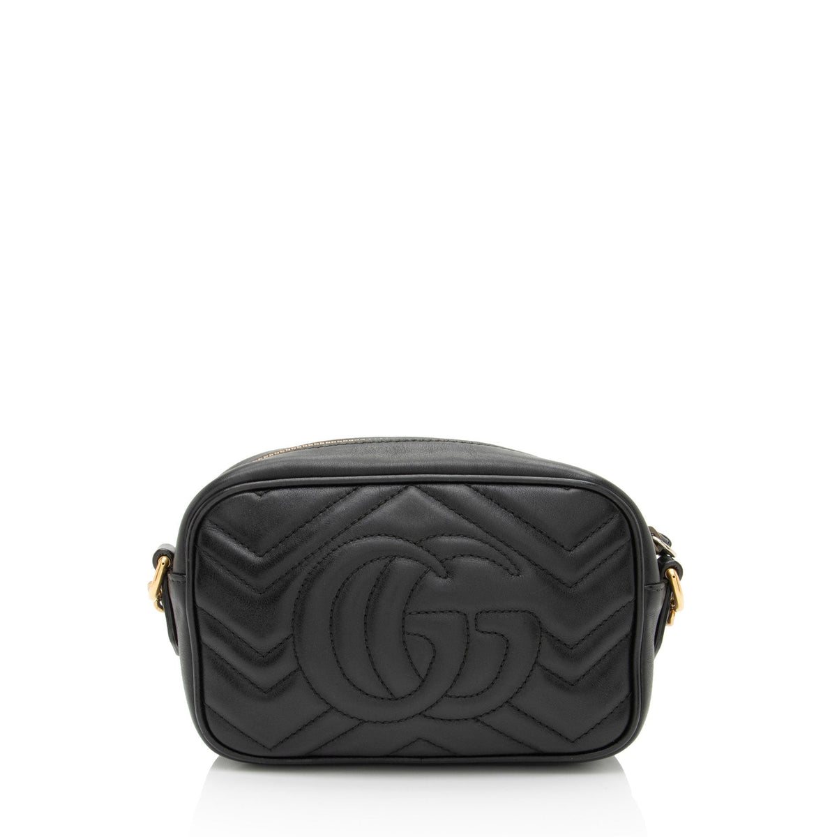 Gucci Matelasse Leather GG Marmont Mini Camera Bag