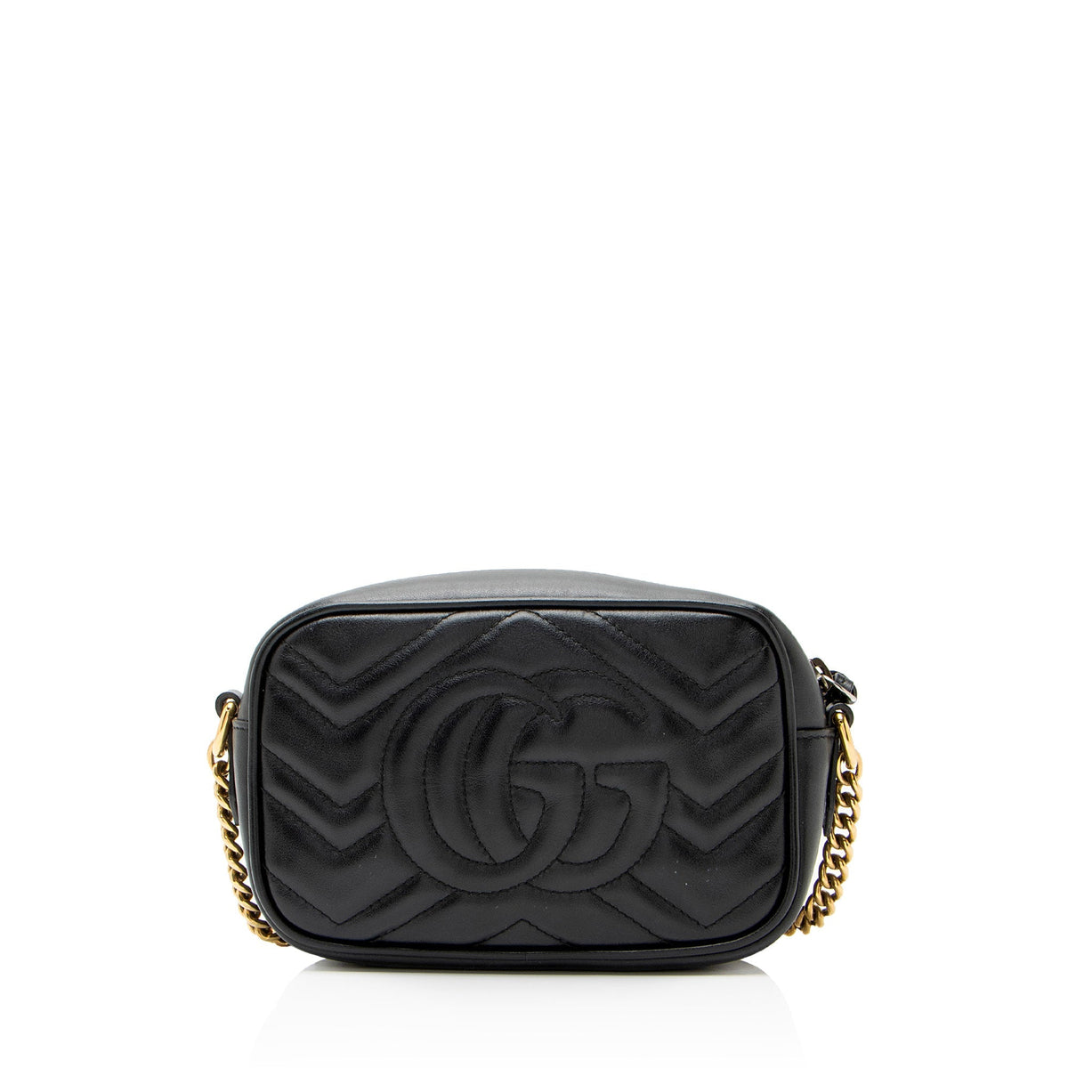 Gucci Matelasse Leather GG Marmont Mini Camera Bag