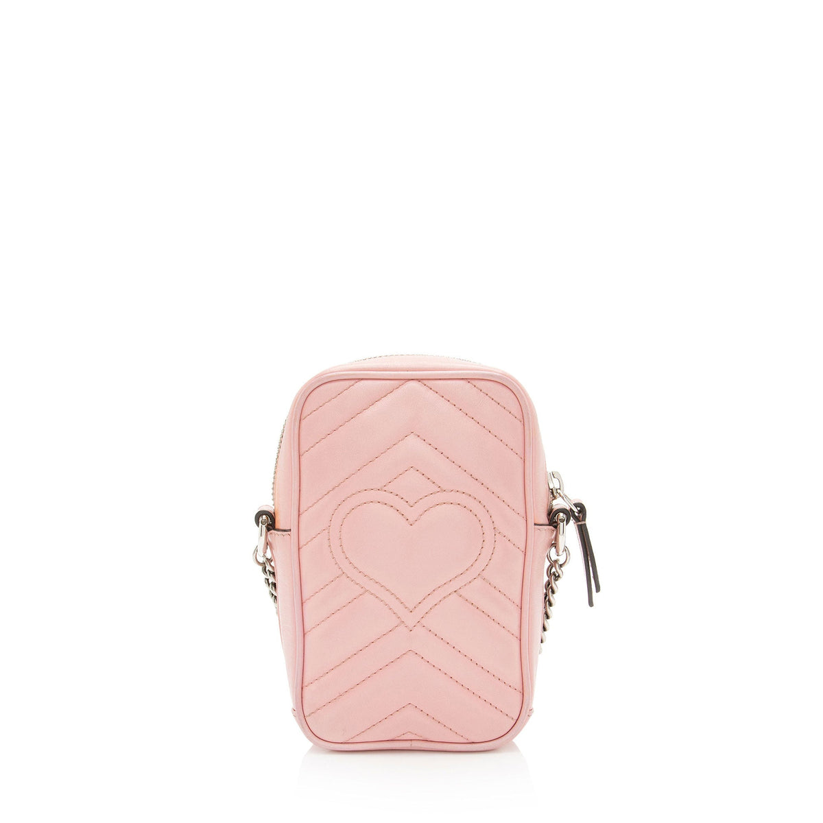 Gucci Matelasse Leather GG Marmont Mini Crossbody
