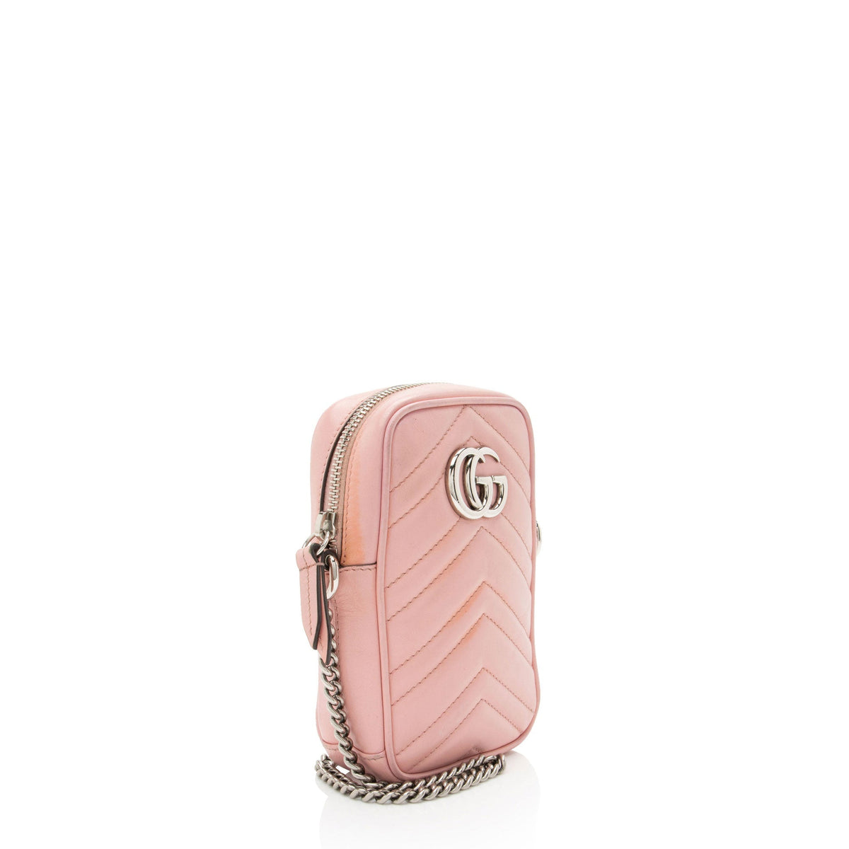 Gucci Matelasse Leather GG Marmont Mini Crossbody
