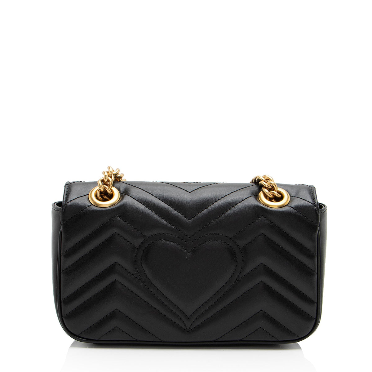 Gucci Matelasse Leather GG Marmont Mini Flap Bag (SHF-w6pN1q)
