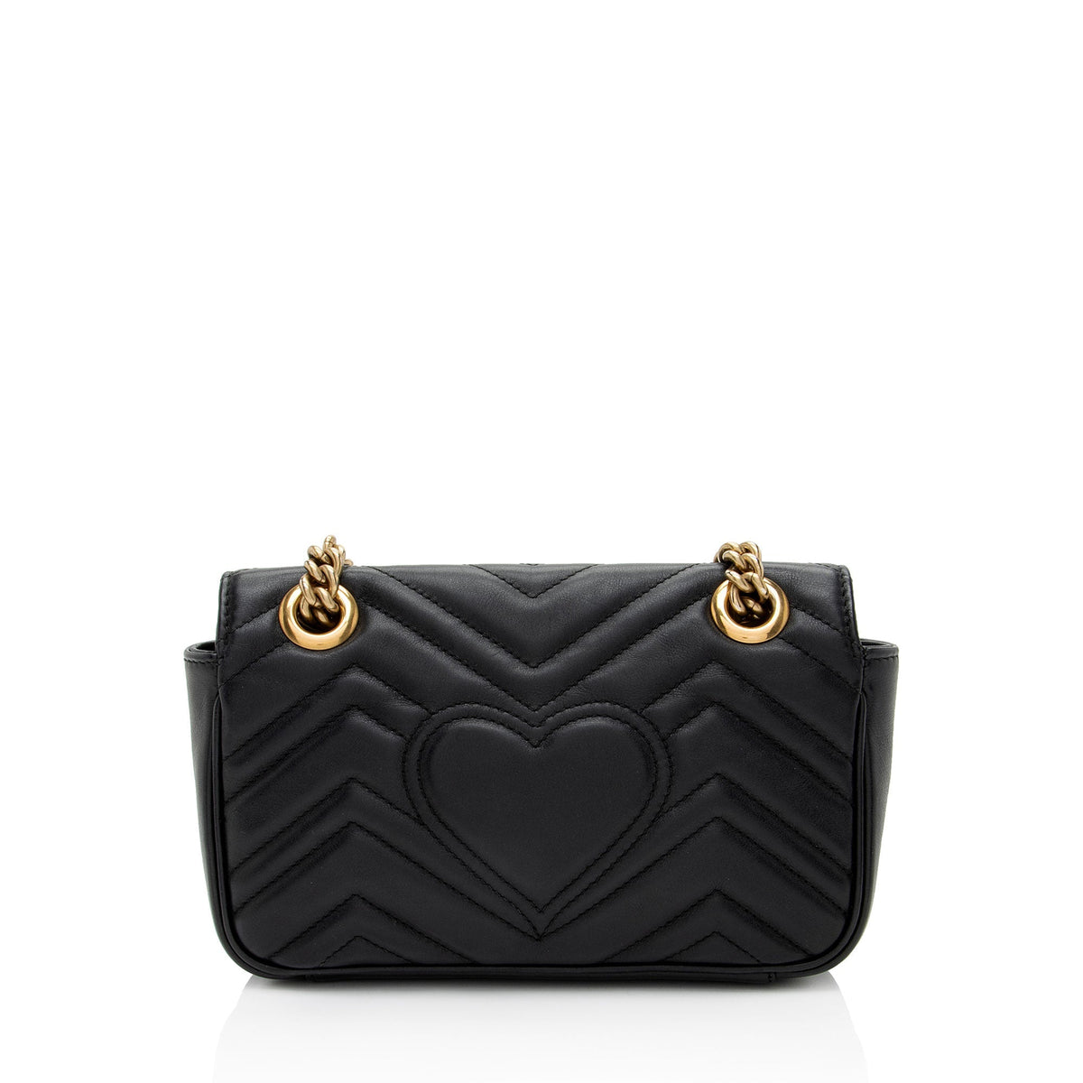 Gucci Matelasse Leather GG Marmont Small Flap Bag