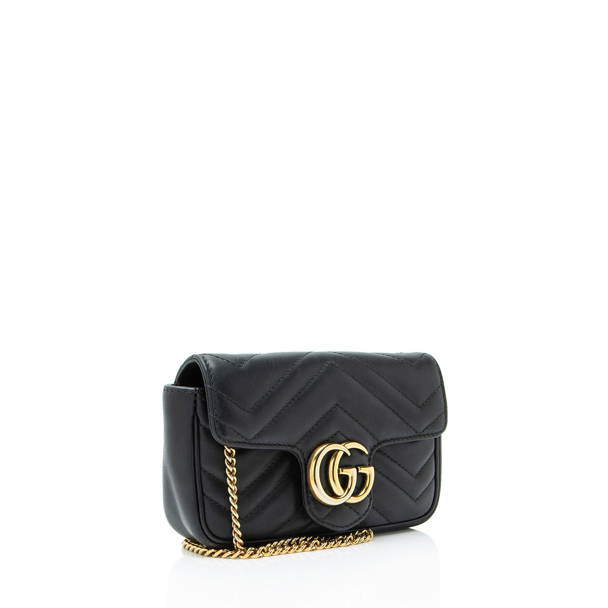 Gucci Matelasse Leather GG Marmont Mini Flap Bag