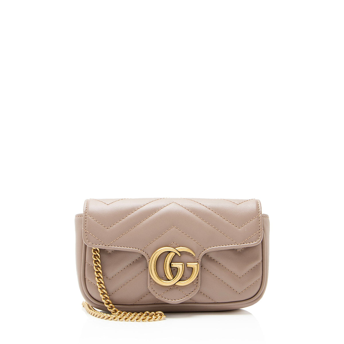 Gucci Matelasse Leather GG Marmont Mini Flap Bag