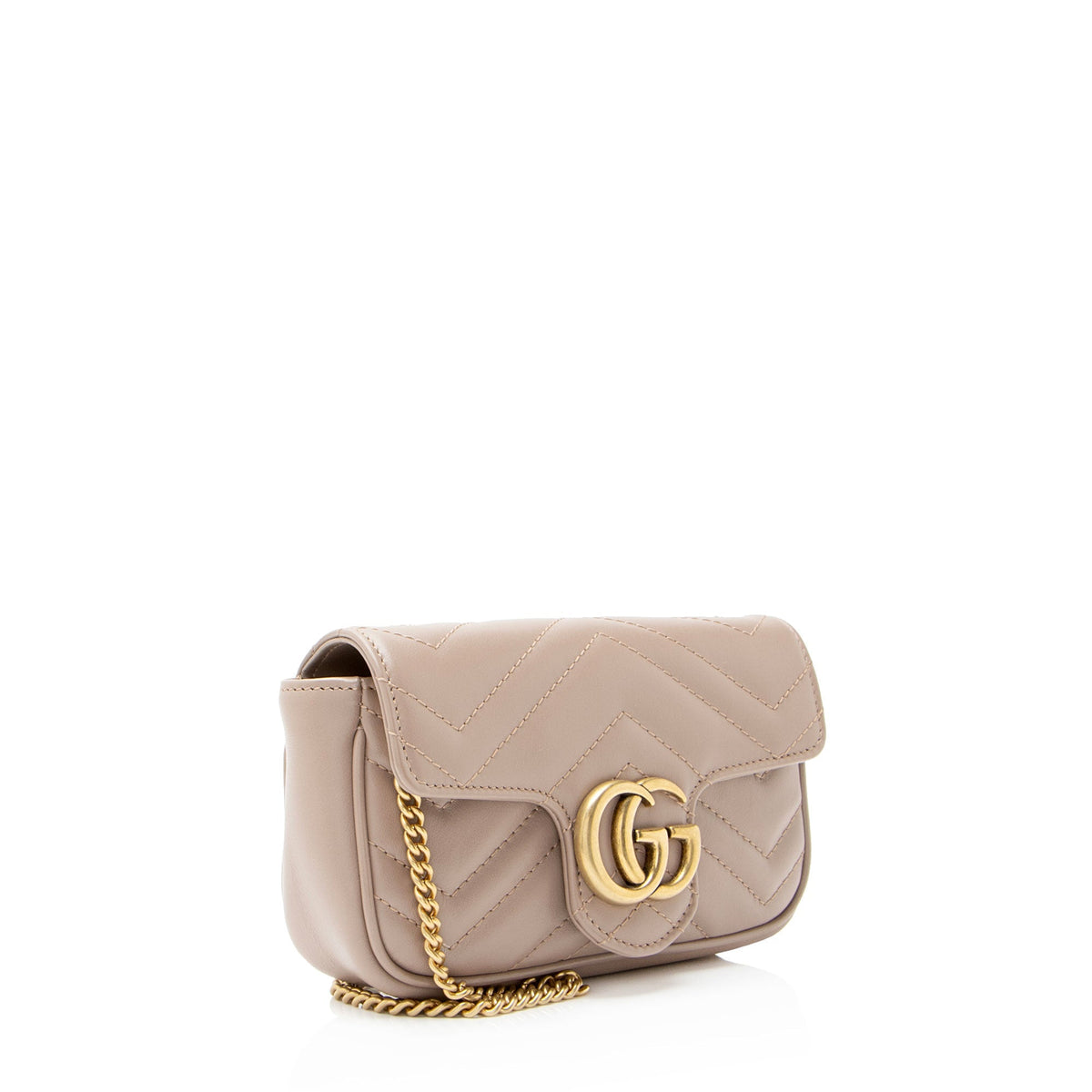 Gucci Matelasse Leather GG Marmont Mini Flap Bag
