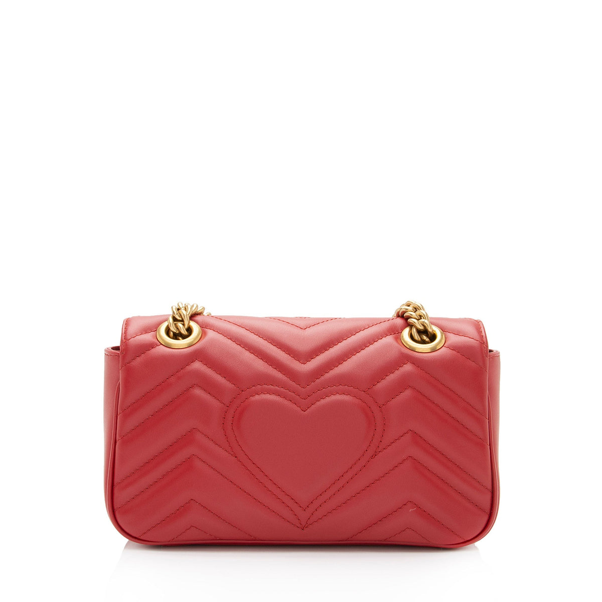 Gucci Matelasse Leather GG Marmont Mini Flap Bag (SHF-w2Ucq0)