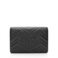 Gucci Matelasse Leather GG Marmont Mini Wallet on Chain Bag (SHF-LtbPoF)