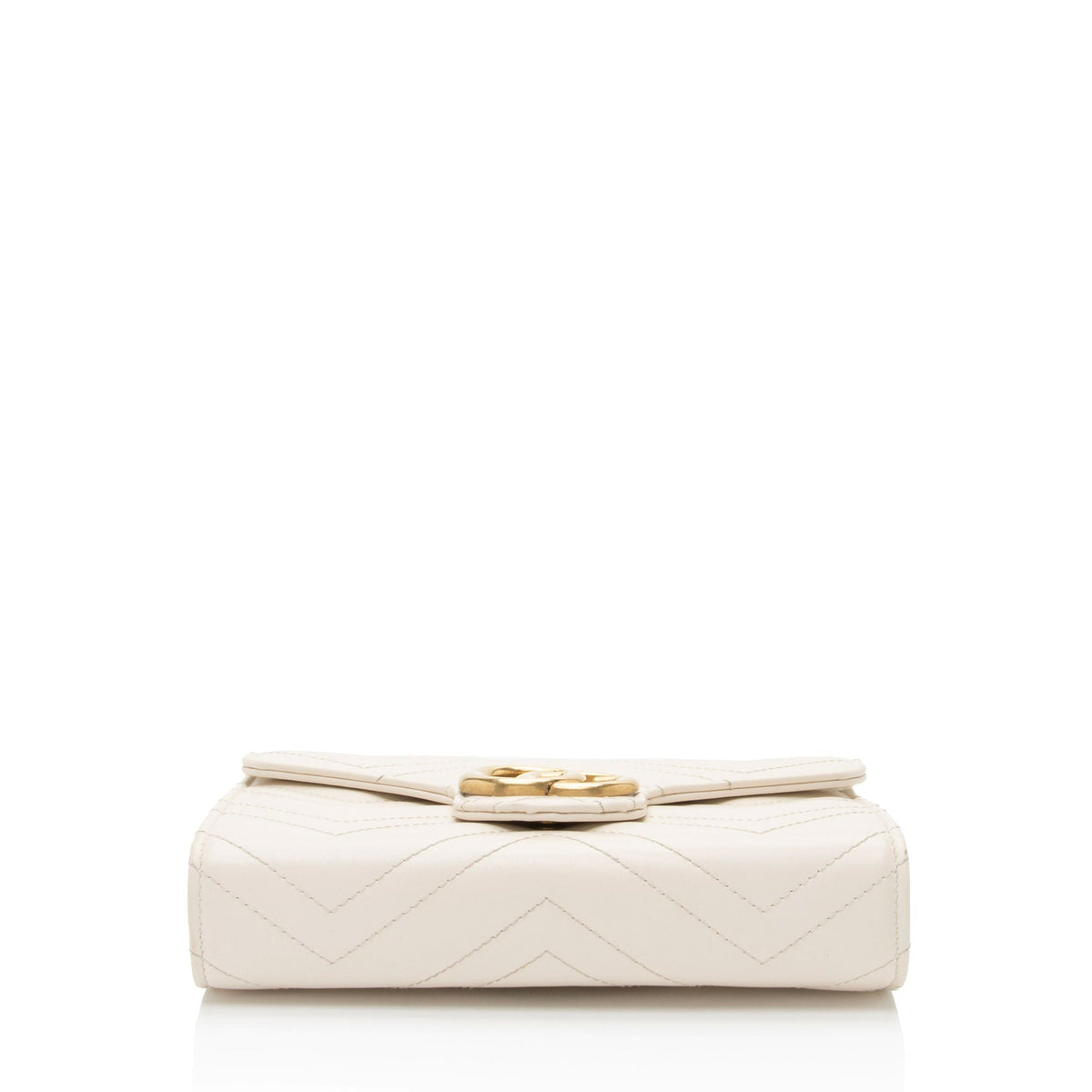Gucci Matelasse Leather GG Marmont Wallet on Chain