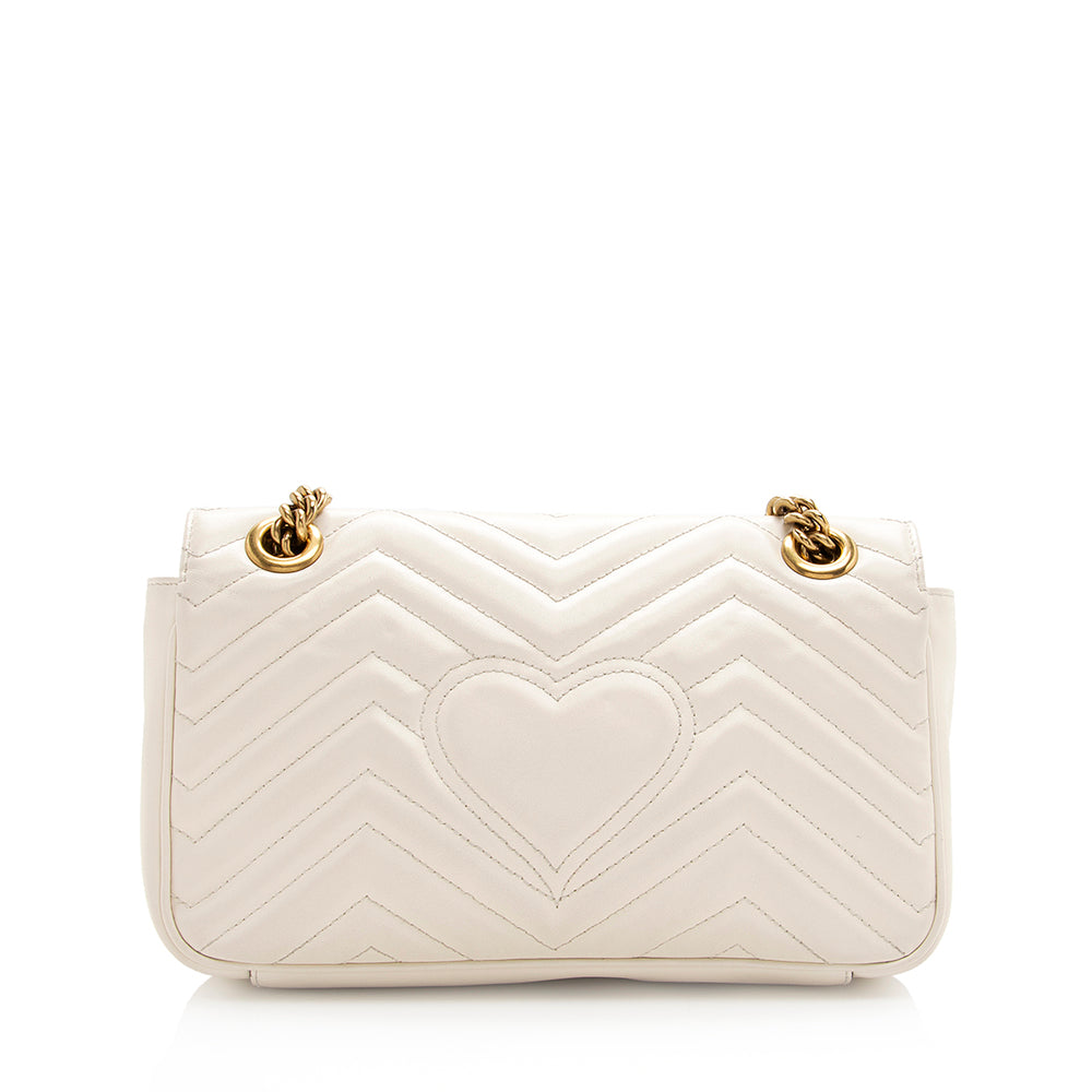 Gucci Matelasse Leather GG Marmont Small Bag (SHF-20501)