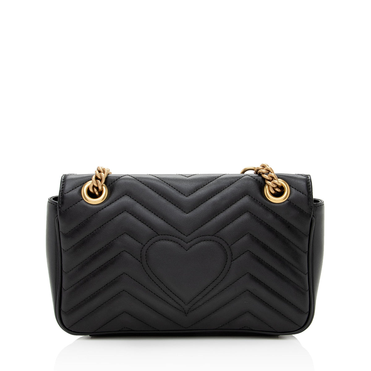 Gucci Matelasse Leather GG Marmont Small Bag (SHF-22300)