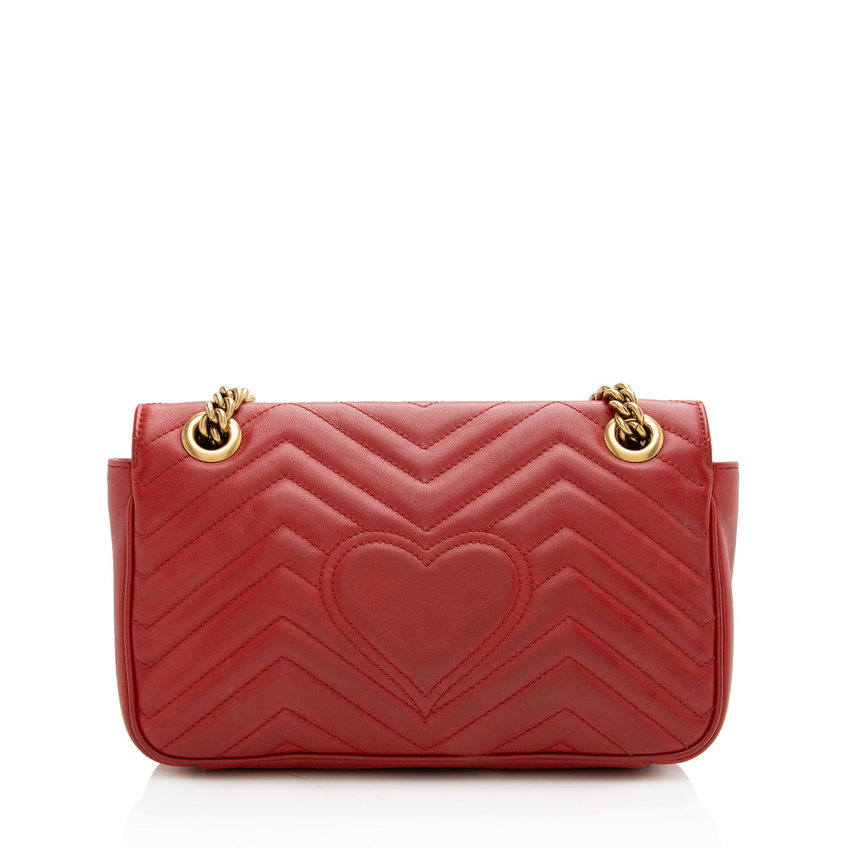 Gucci Matelasse Leather GG Marmont Small Bag (SHF-22851)