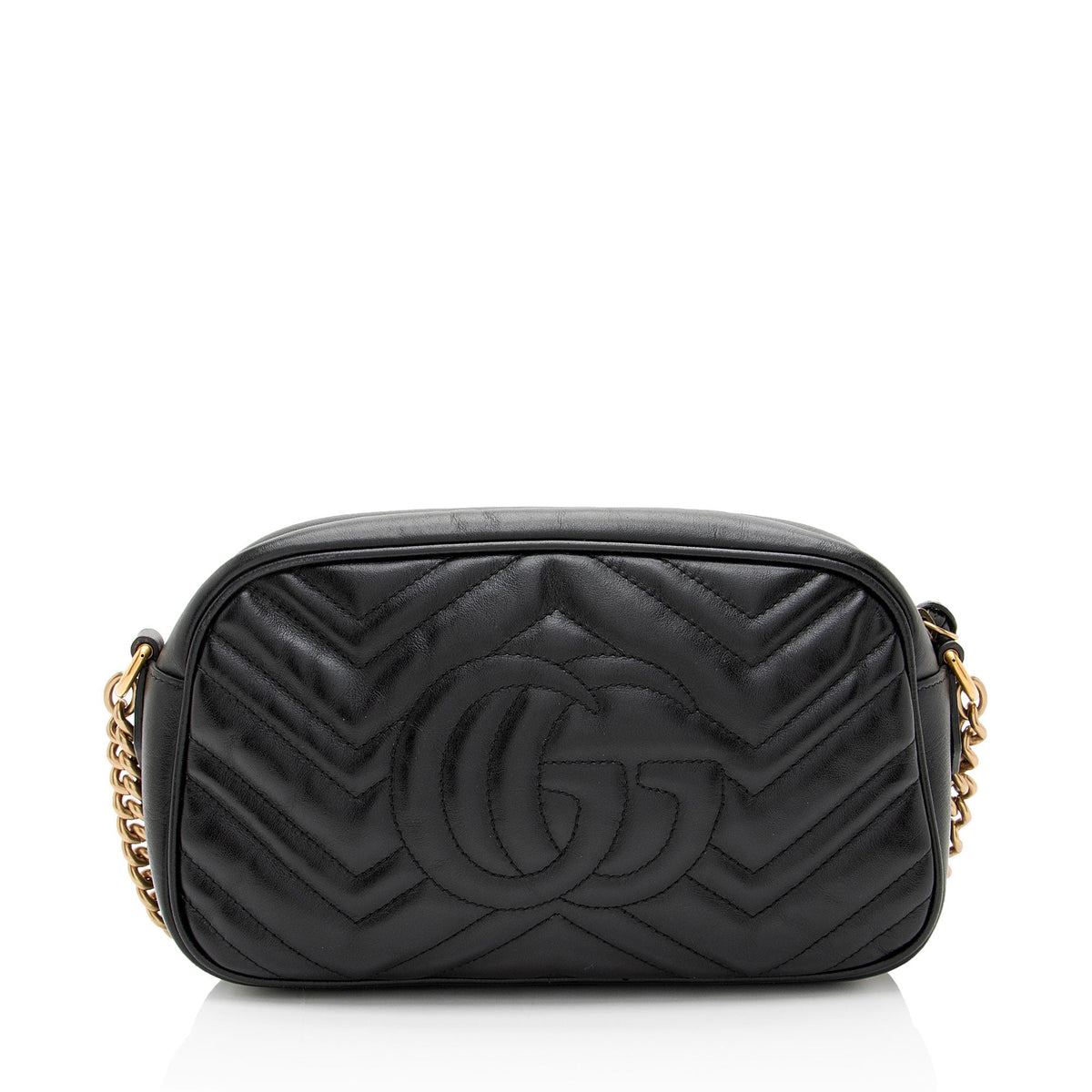 Gucci Matelasse Leather GG Marmont Small Camera Bag