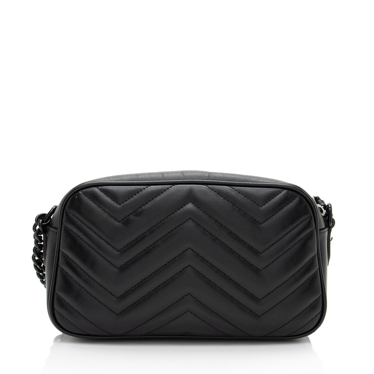 Gucci Matelasse Leather Monochrome GG Marmont Small Camera Bag