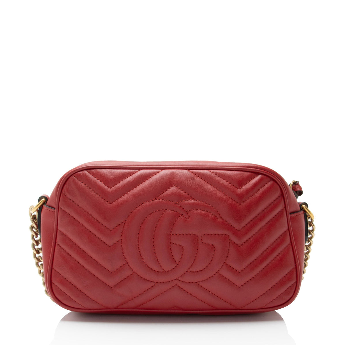 Gucci Matelasse Leather GG Marmont Small Camera Bag