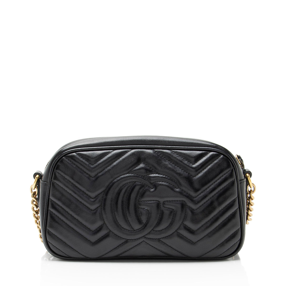 Gucci Matelasse Leather GG Marmont Small Camera Bag