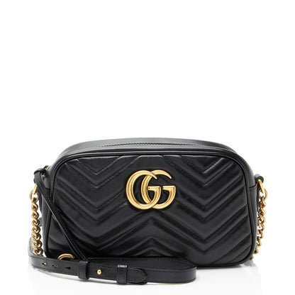 Gucci Matelasse Leather GG Marmont Small Camera Bag