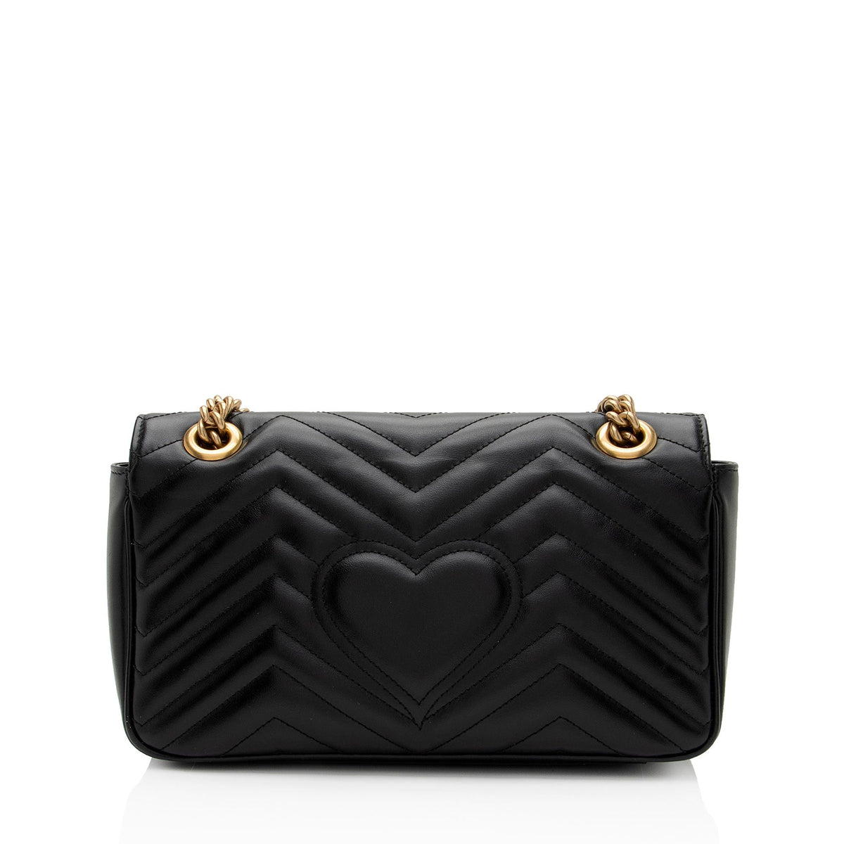 Gucci Matelasse Leather GG Marmont Small Flap Bag (SHF-lcLQ2a)