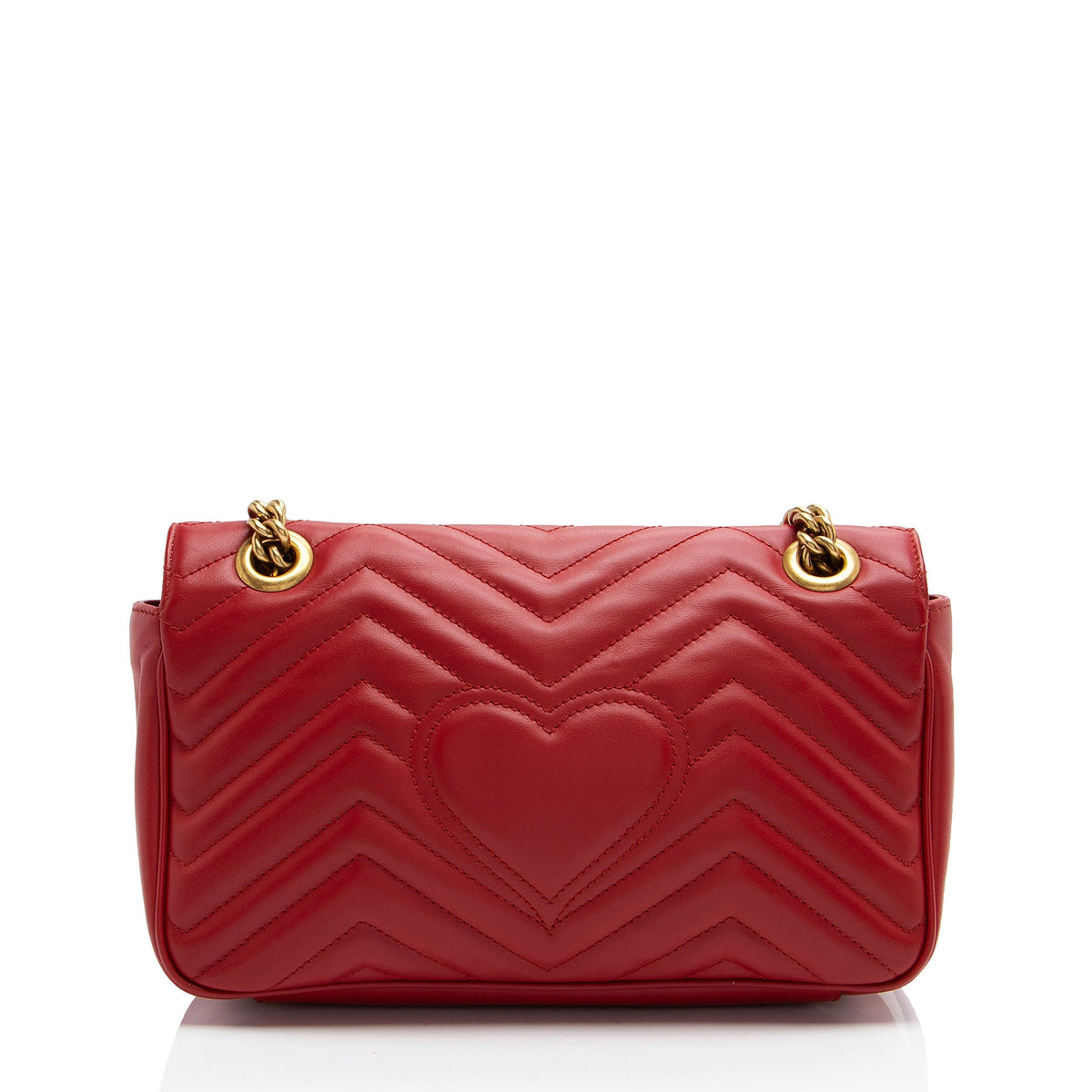 Gucci Matelasse Leather GG Marmont Small Flap Bag (SHF-RkMP3j)