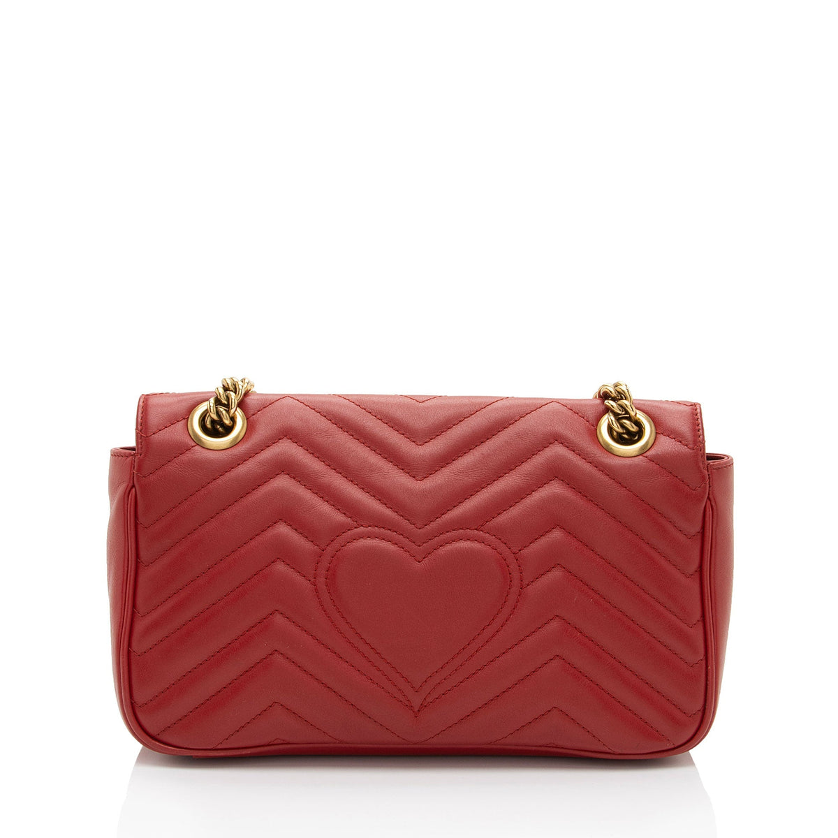 Gucci Matelasse Leather GG Marmont Medium Flap Bag