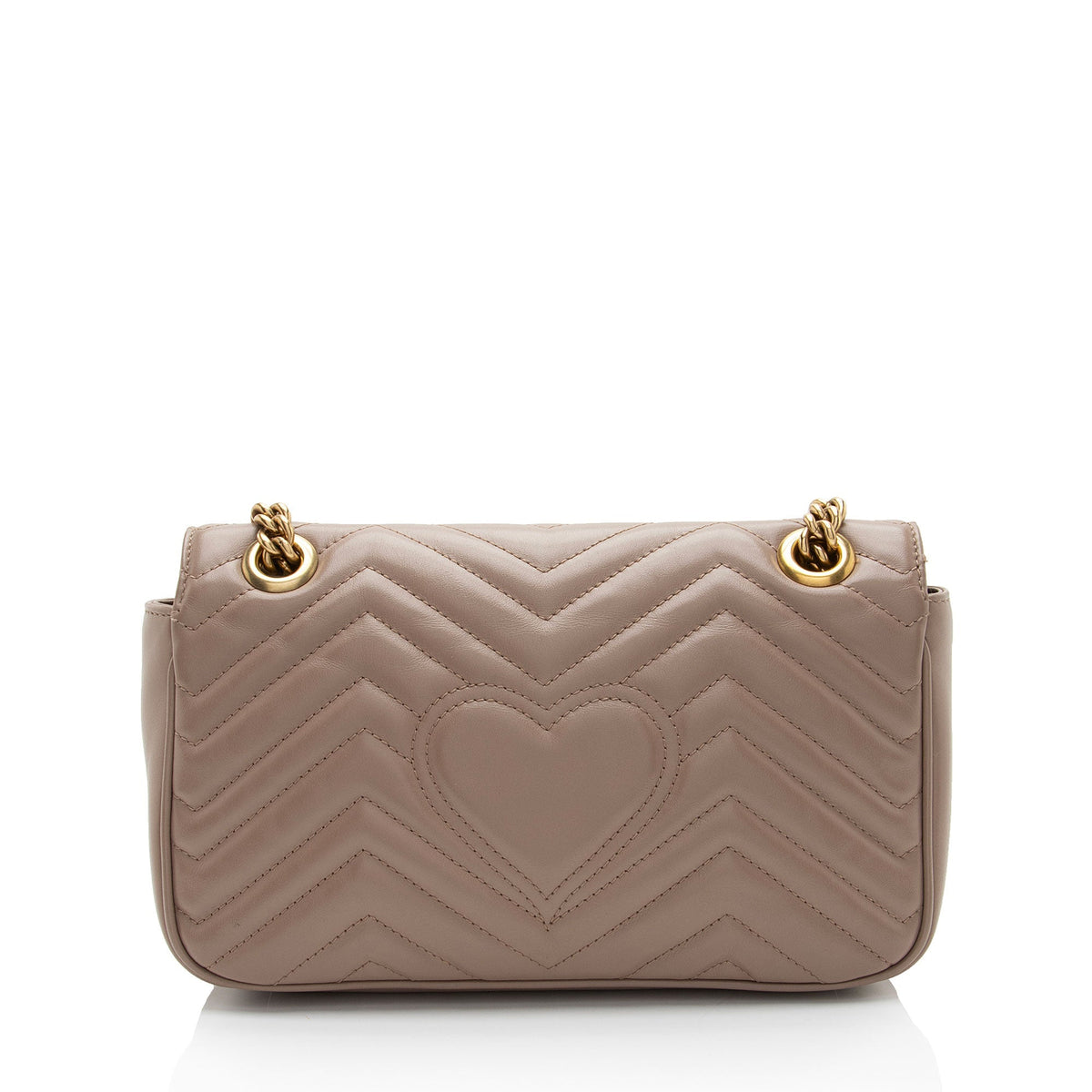 Gucci Matelasse Leather GG Marmont Small Flap Bag