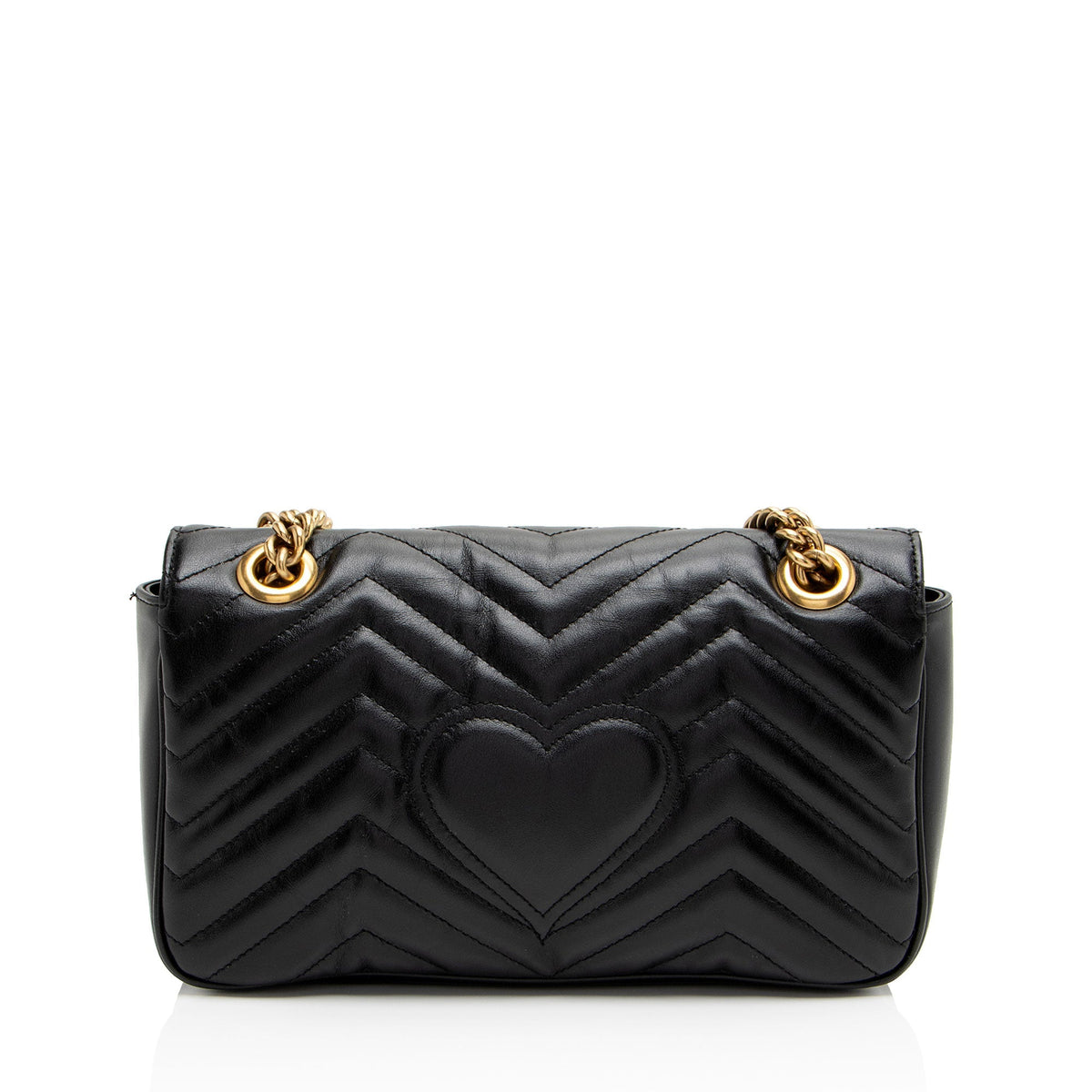 Gucci Matelasse Leather GG Marmont Medium Flap Bag