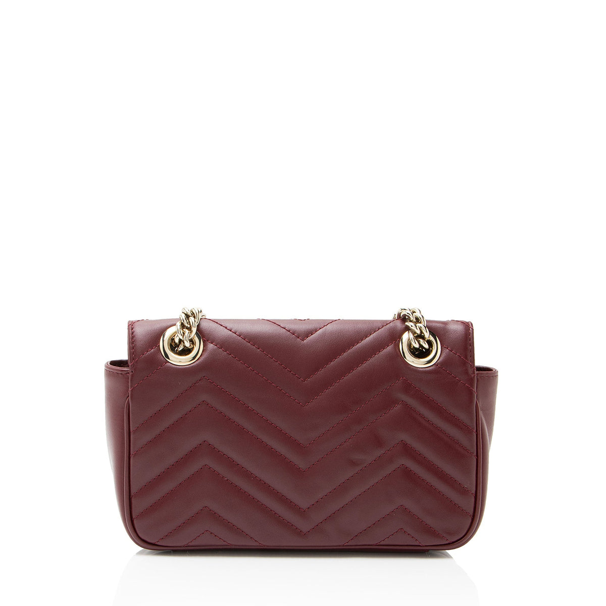 Gucci Matelasse Leather GG Marmont Small Flap Bag