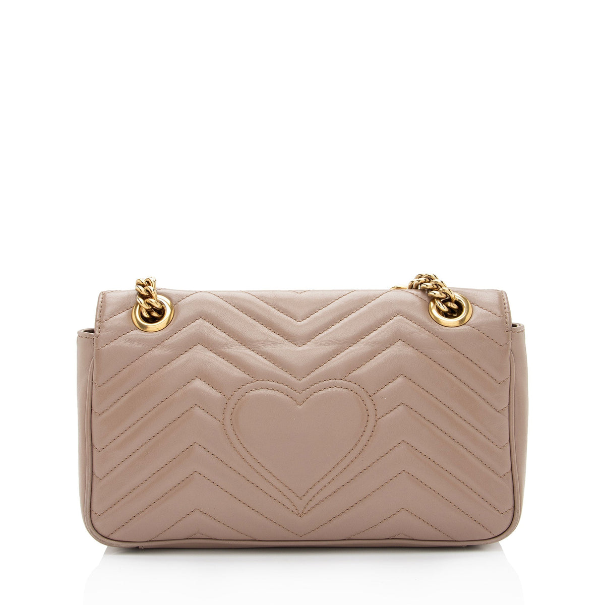 Gucci Matelasse Leather GG Marmont Medium Flap Bag