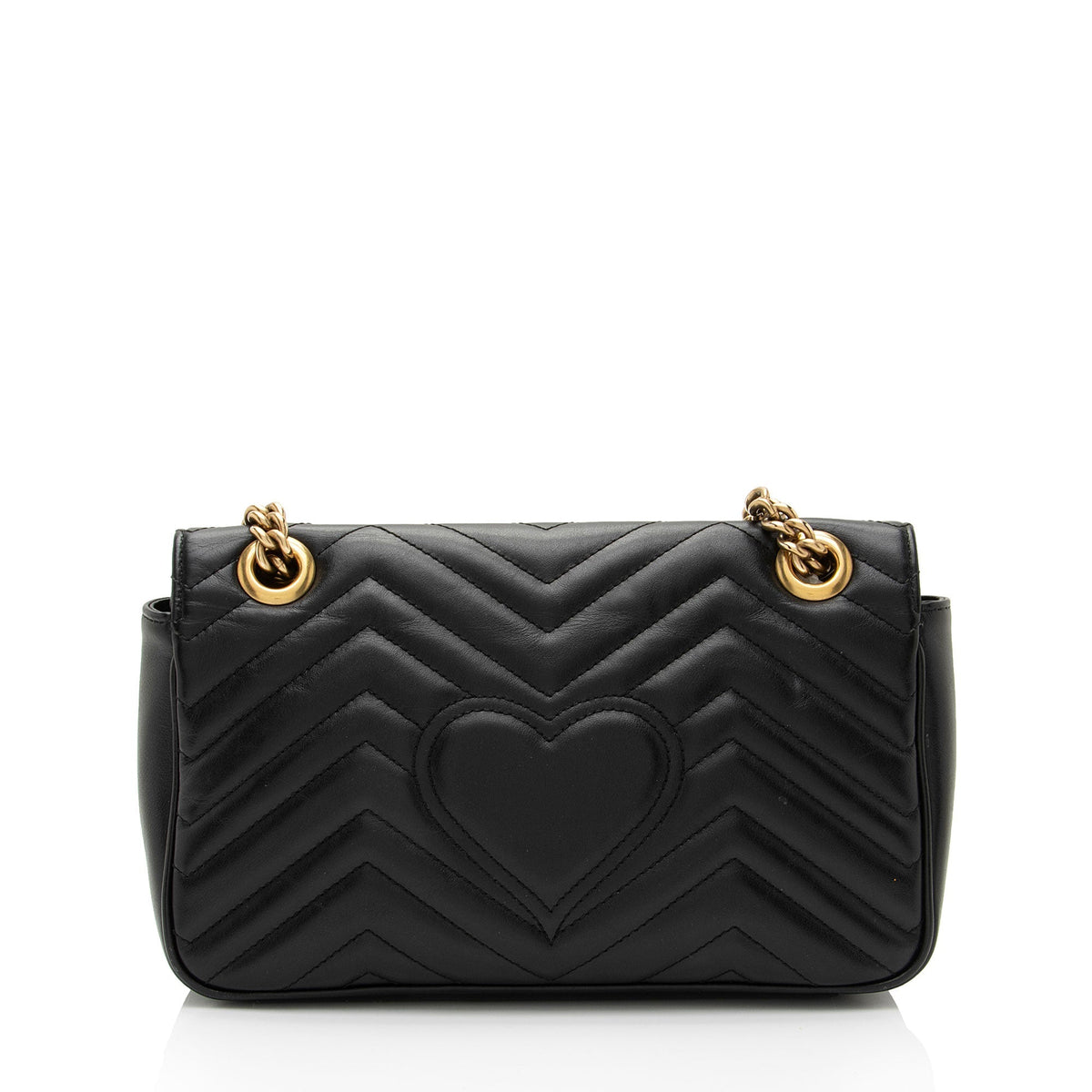 Gucci Matelasse Leather GG Marmont Small Flap Bag (SHF-IH7kiO)