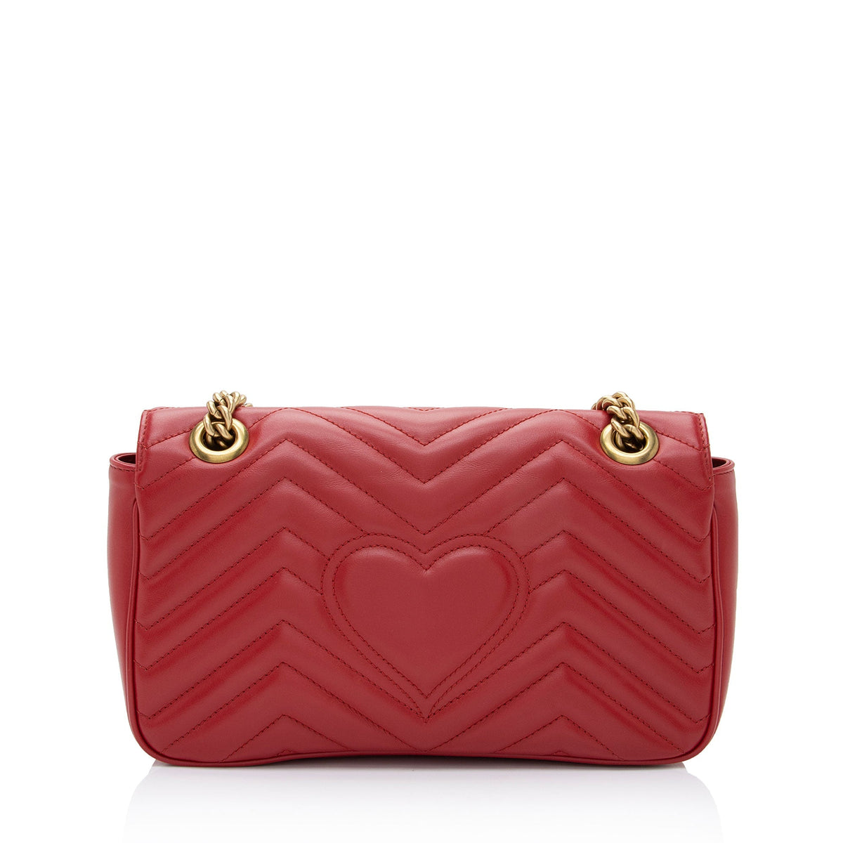 Gucci Matelasse Leather GG Marmont Small Bag (SHF-3fREDC)