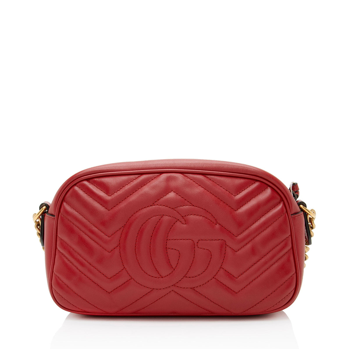 Gucci Matelasse Leather GG Marmont Small Camera Bag
