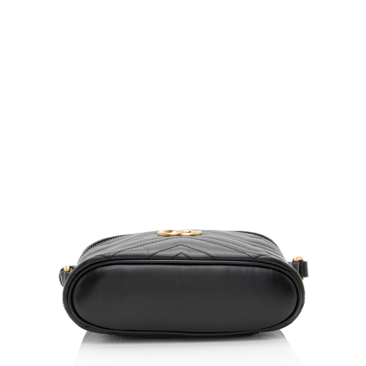 Gucci Matelasse Leather GG Marmont Small Vanity Top Handle