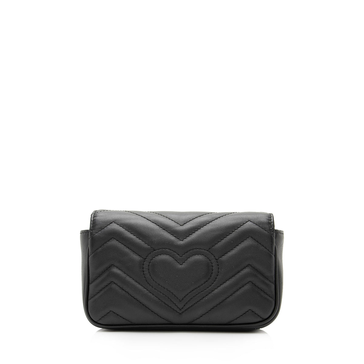 Gucci Matelasse Leather GG Marmont Super Mini Bag (SHF-23608)
