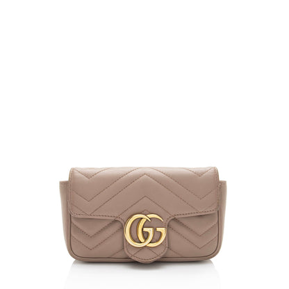 Gucci Matelasse Leather GG Marmont Mini Flap Bag - FINAL SALE