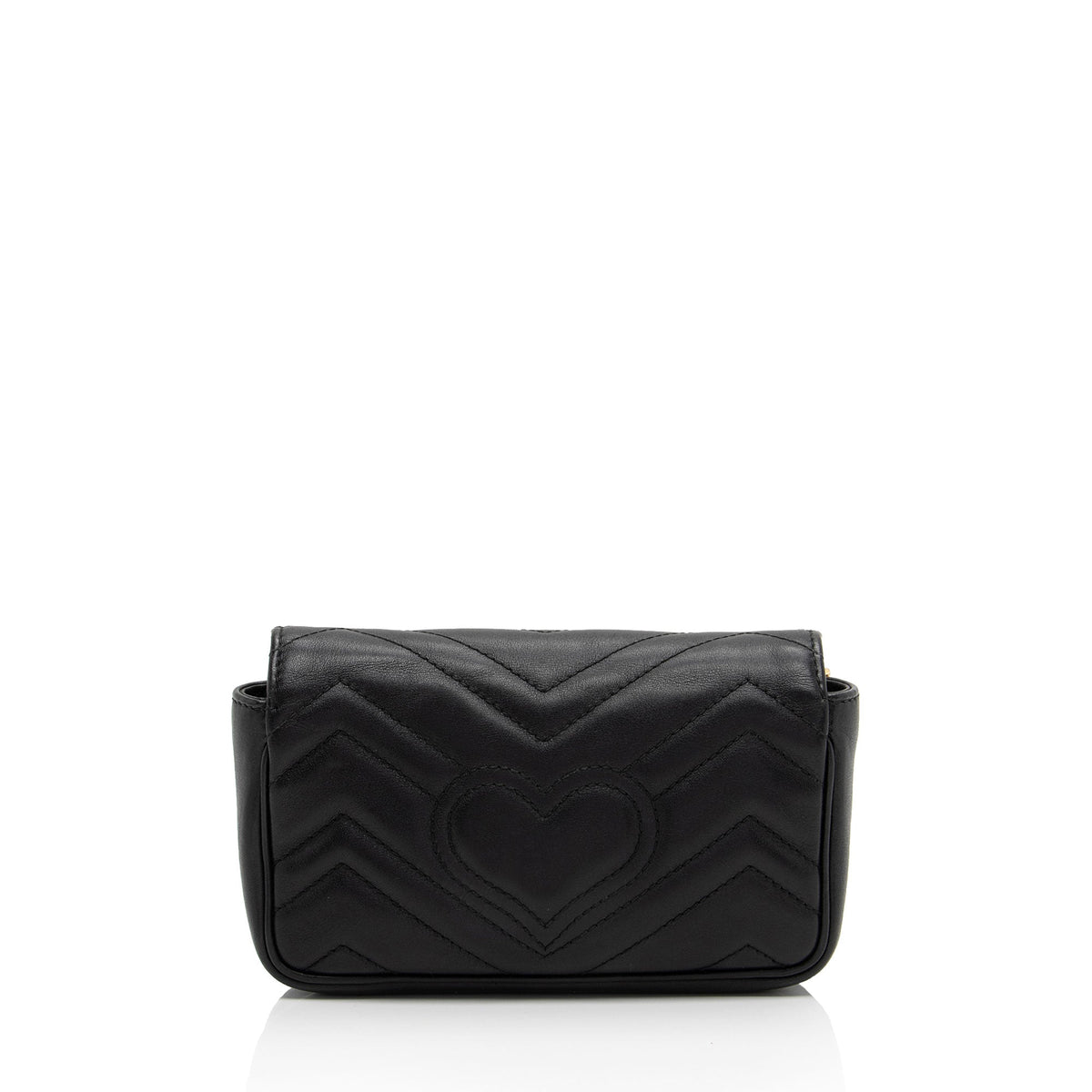 Gucci Matelasse Leather GG Marmont Super Mini Flap Bag (SHF-yBfrwz)