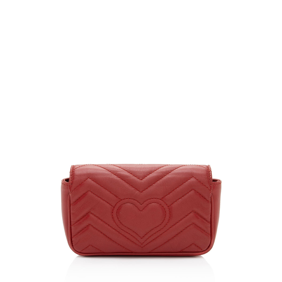 Gucci Matelasse Leather GG Marmont Super Mini Flap Bag (SHF-x8YYoY)