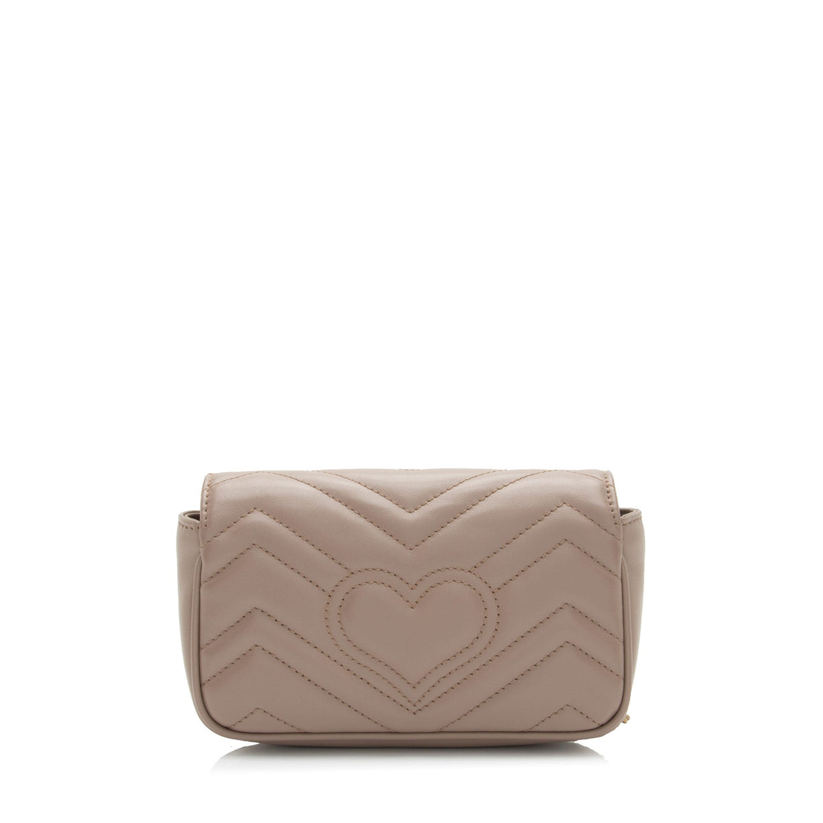 Gucci Matelasse Leather GG Marmont Super Mini Flap Bag (SHF-TvhWqj)