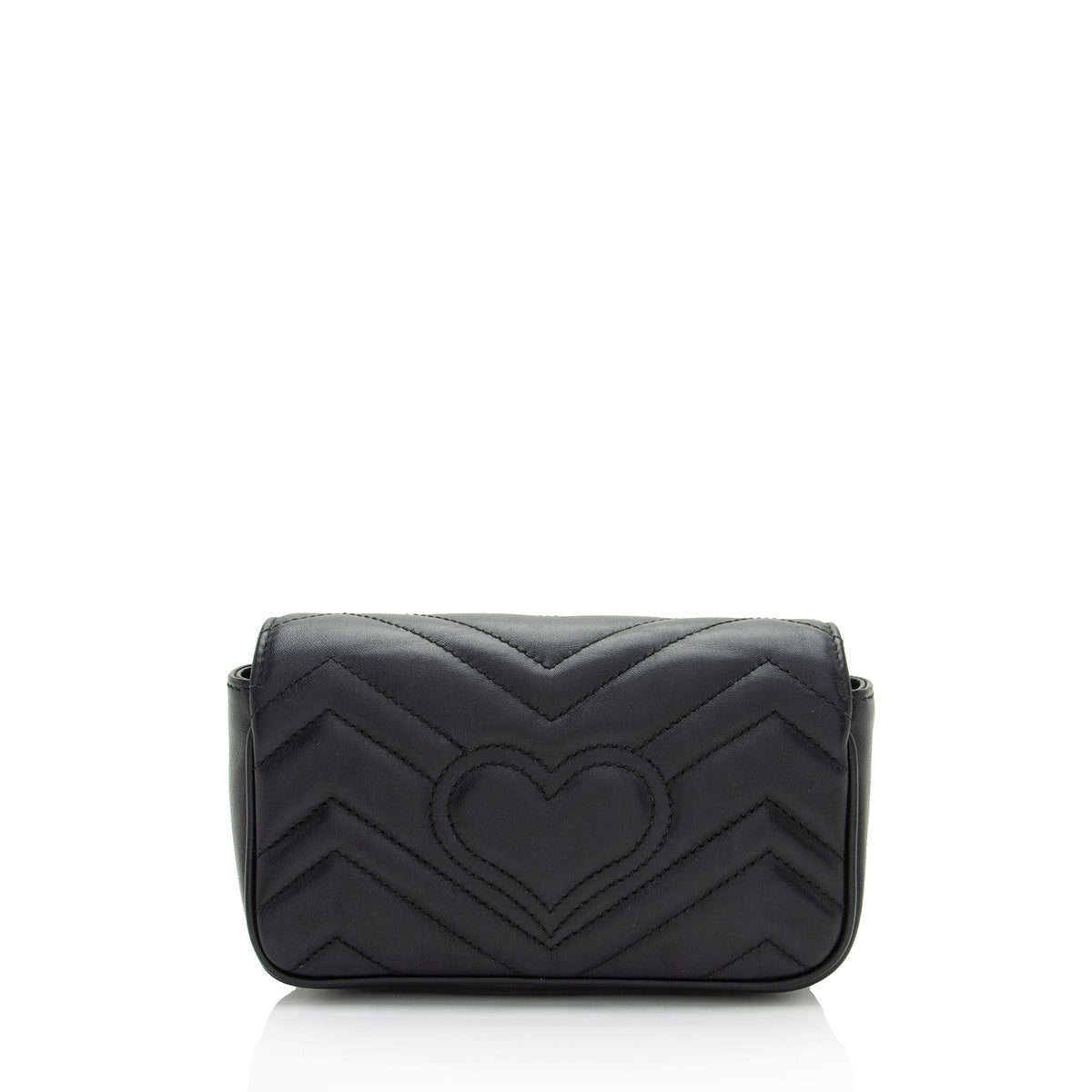 Gucci Matelasse Leather GG Marmont Super Mini Flap Bag (SHF-vdHY2l)