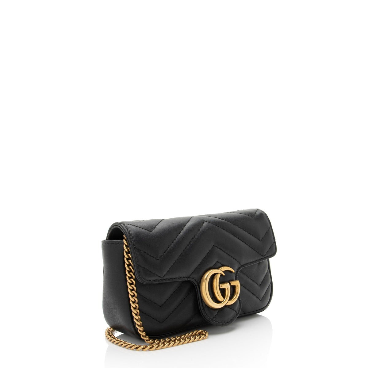 Gucci Matelasse Leather GG Marmont Mini Flap Bag