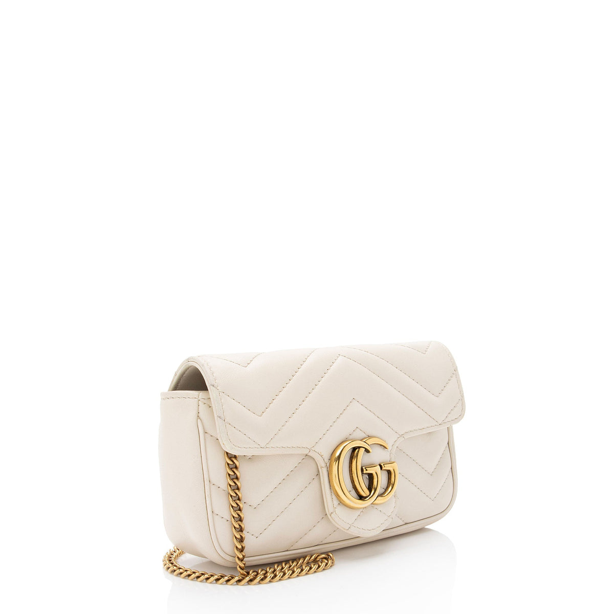 Gucci Matelasse Leather GG Marmont Mini Flap Bag